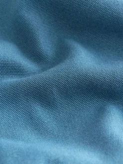 Blue Long Sleeve Garment Dyed Oxford Shirt