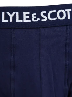 Blue Lyle & Scott Underwear Trunks 3 Pack
