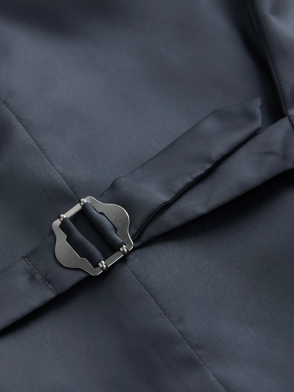 Blue Merino Wool Blend Suit Waistcoat