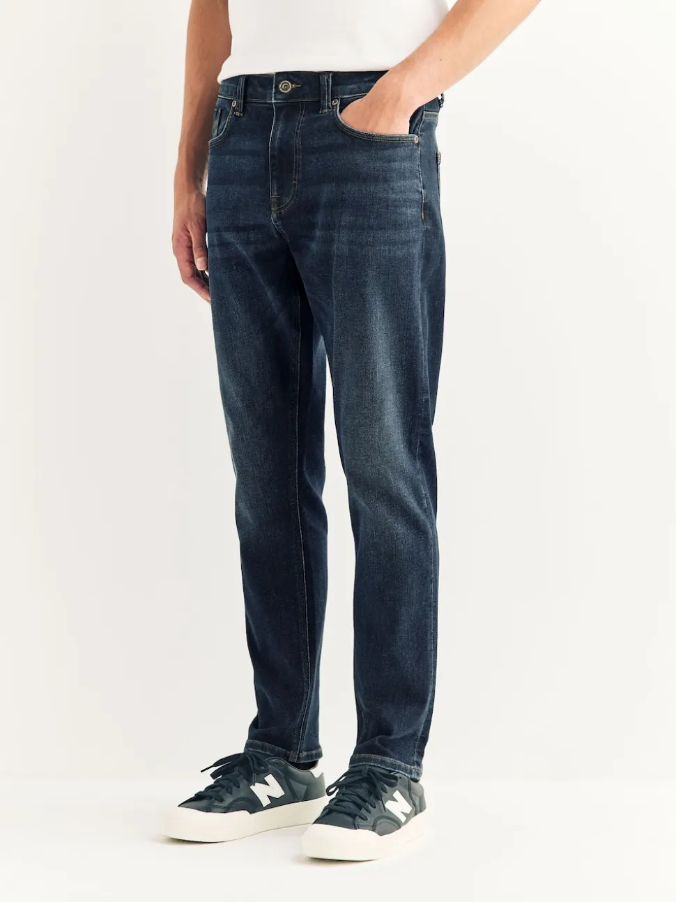 Blue Mid Indigo Slim Fit Motionflex Jeans