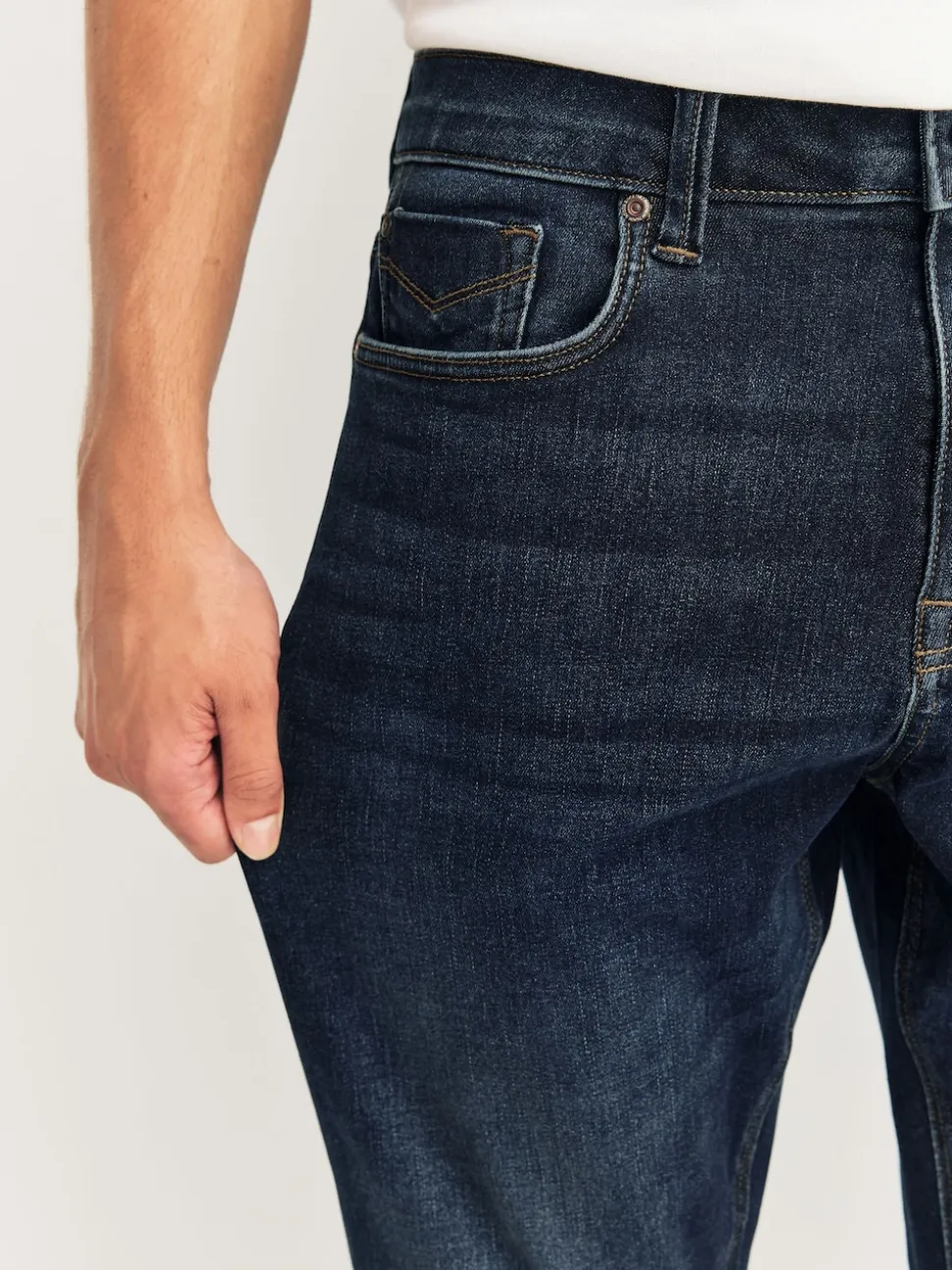 Blue Mid Indigo Slim Fit Motionflex Jeans