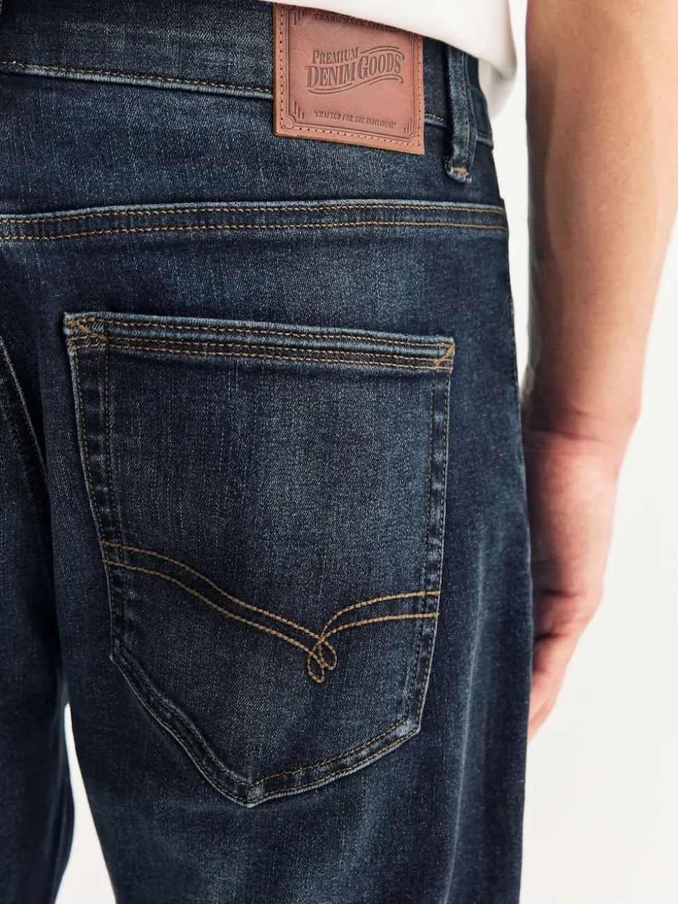 Blue Mid Indigo Slim Fit Motionflex Jeans