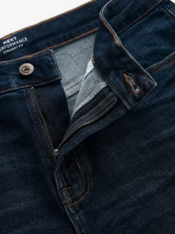 Blue Mid Indigo Straight Fit Motionflex Jeans