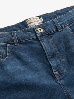 Blue Mid Single Slim Fit Classic Stretch Jeans