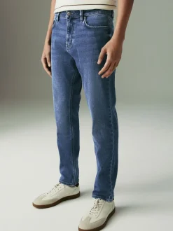 Blue Mid Slim Fit Motionflex Jeans