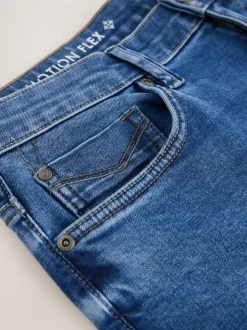 Blue Mid Straight Fit Motionflex Jeans