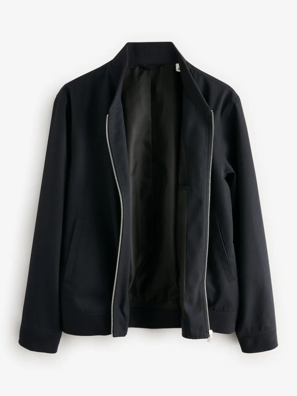 Blue Navy Smart Bomber Jacket