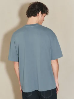 Blue Oversized Fit EDIT Heavyweight T-Shirt