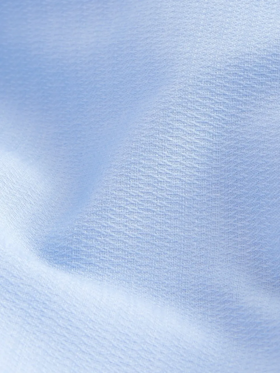 Blue Regular Fit Easy Care Textured Single Cuff Smart Shirt