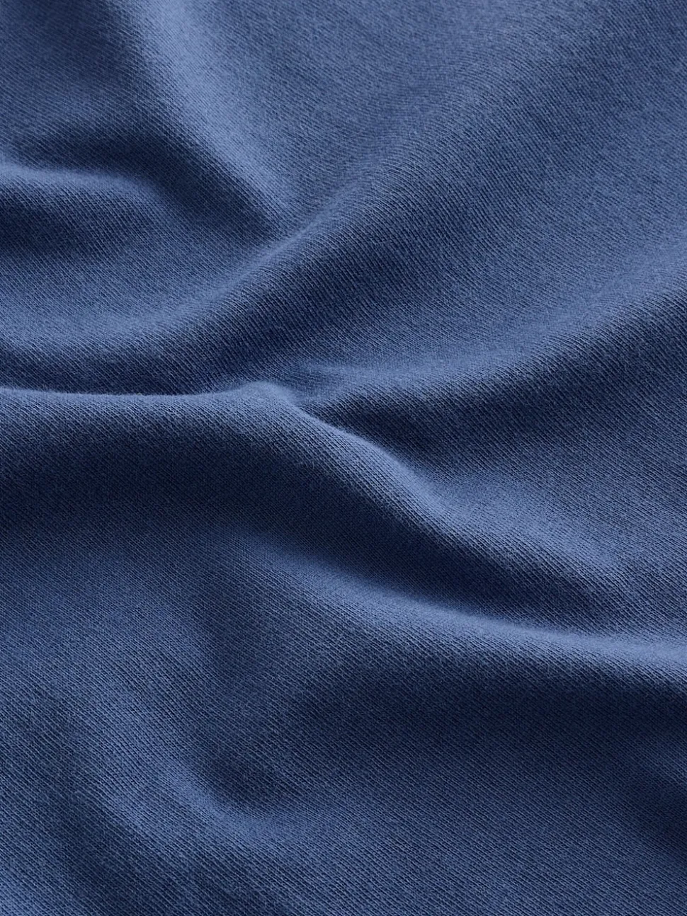 Blue Regular Fit Essential Crew Neck Cotton T-Shirt