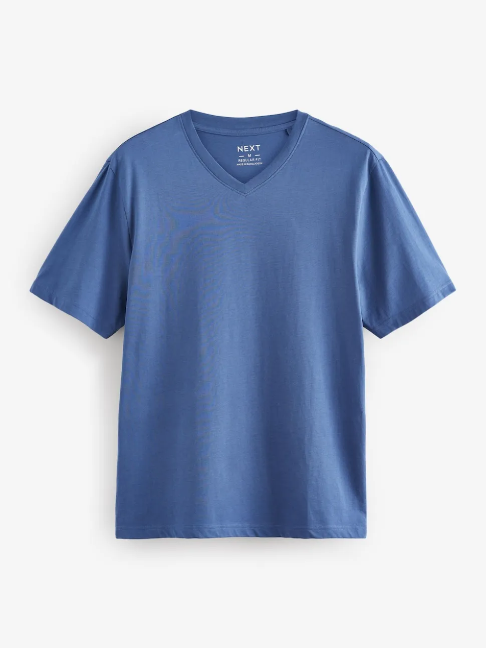 Blue Regular Fit Essential V-Neck T-Shirt