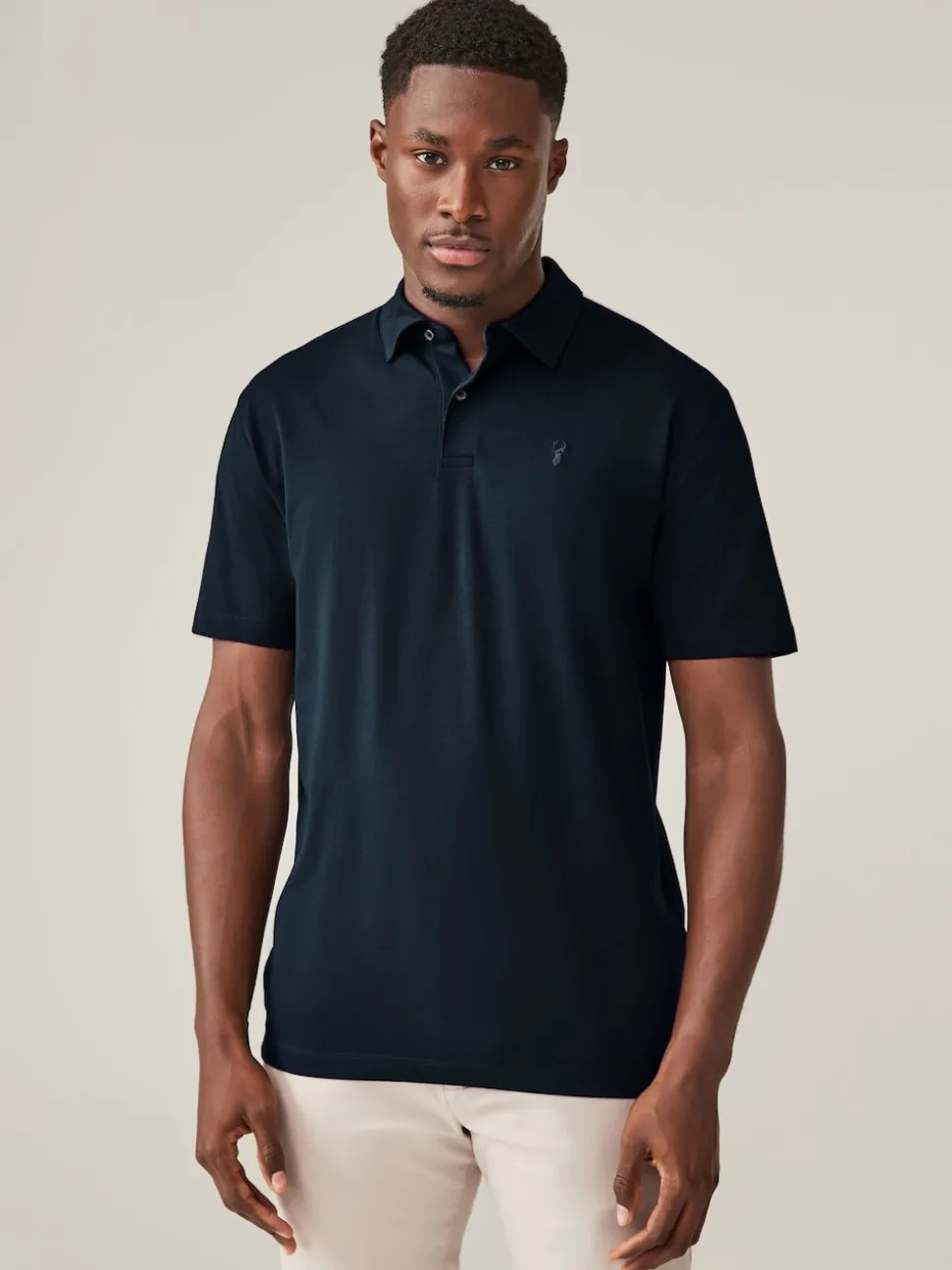 Blue Regular Fit Short Sleeve Jersey Polo Shirts 5 Pack