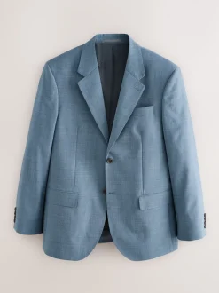 Blue Regular Fit Signature Nova Fides 100% Italian Wool Suit Jacket