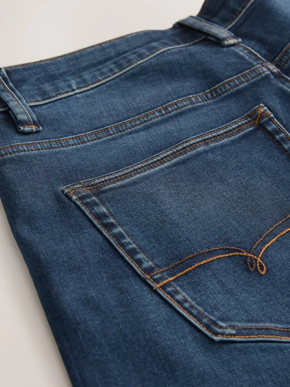 Blue Regular Tapered Fit Motionflex Jeans