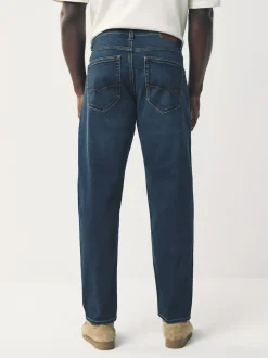 Blue Regular Tapered Fit Motionflex Jeans