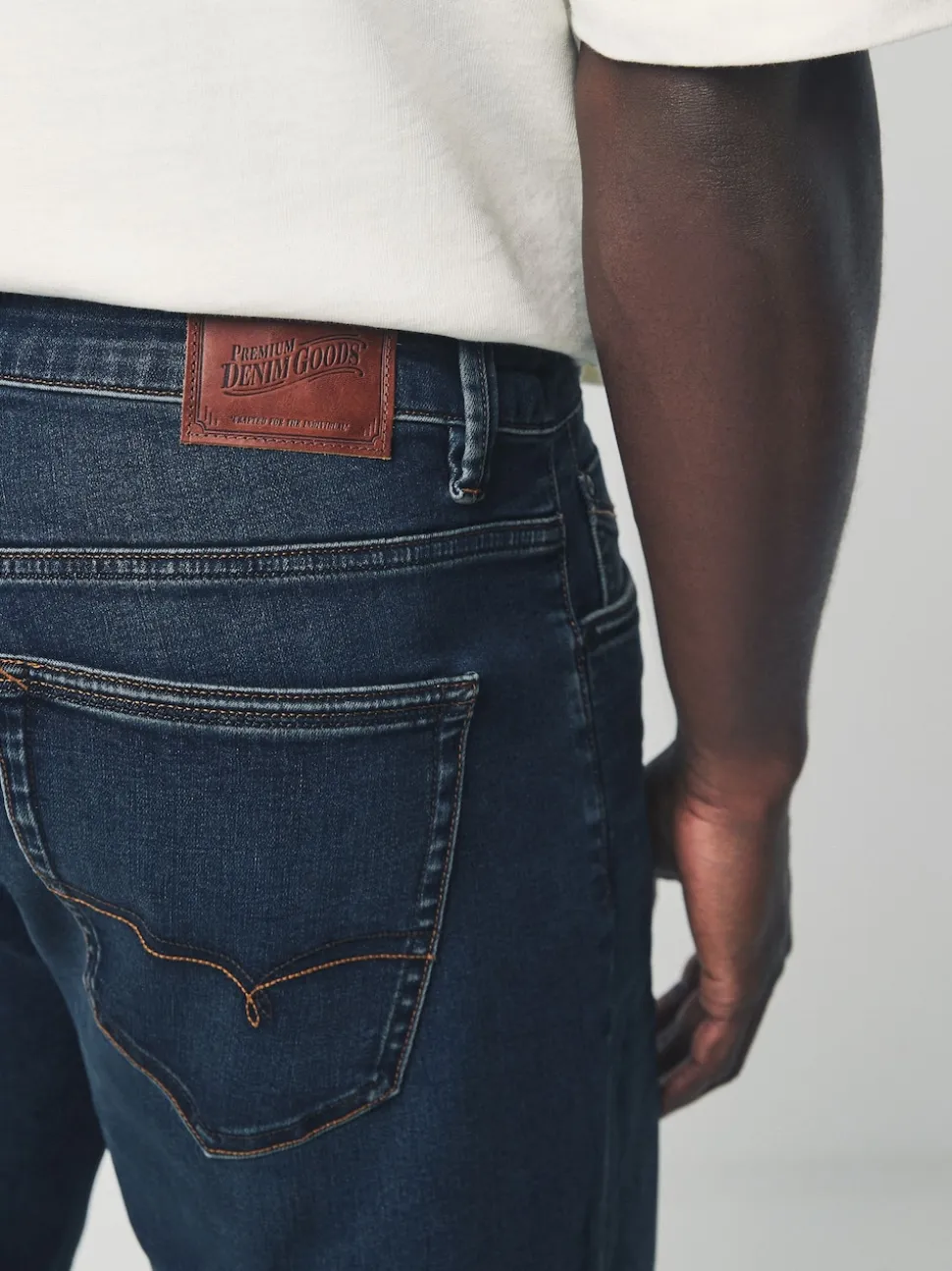 Blue Regular Tapered Fit Motionflex Jeans