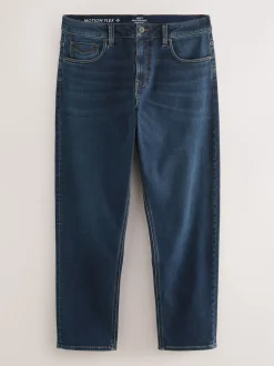 Blue Regular Tapered Fit Motionflex Jeans