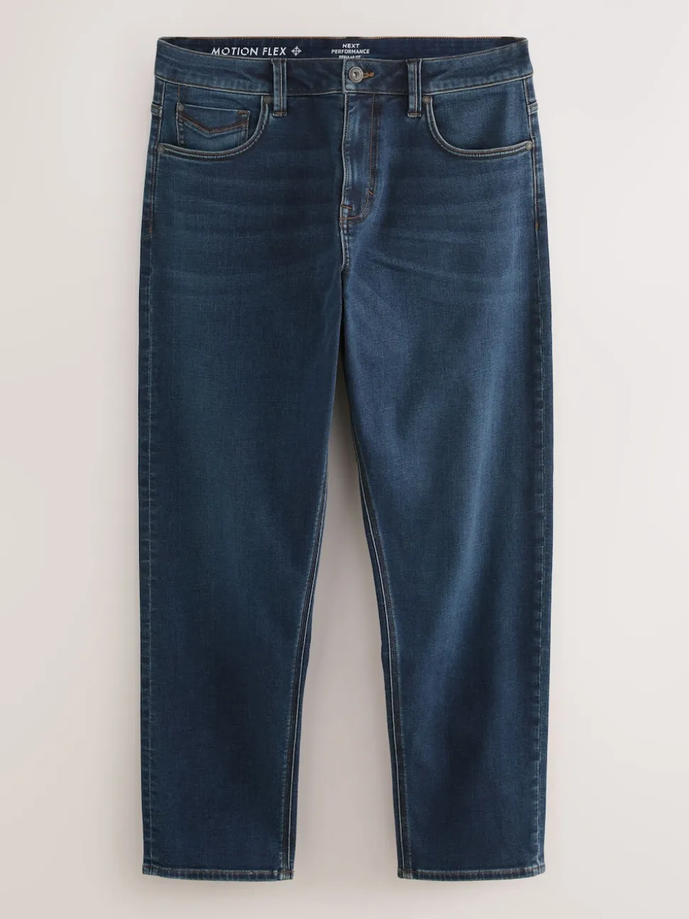 Blue Regular Tapered Fit Motionflex Jeans