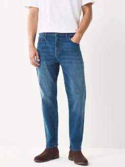Blue Regular Tapered Fit Classic Stretch Jeans