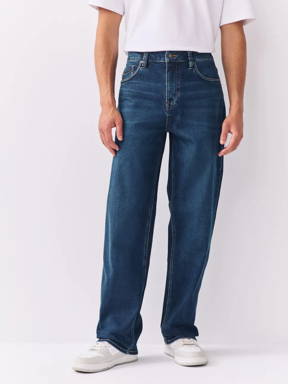 Blue Relaxed Fit Motionflex Jeans