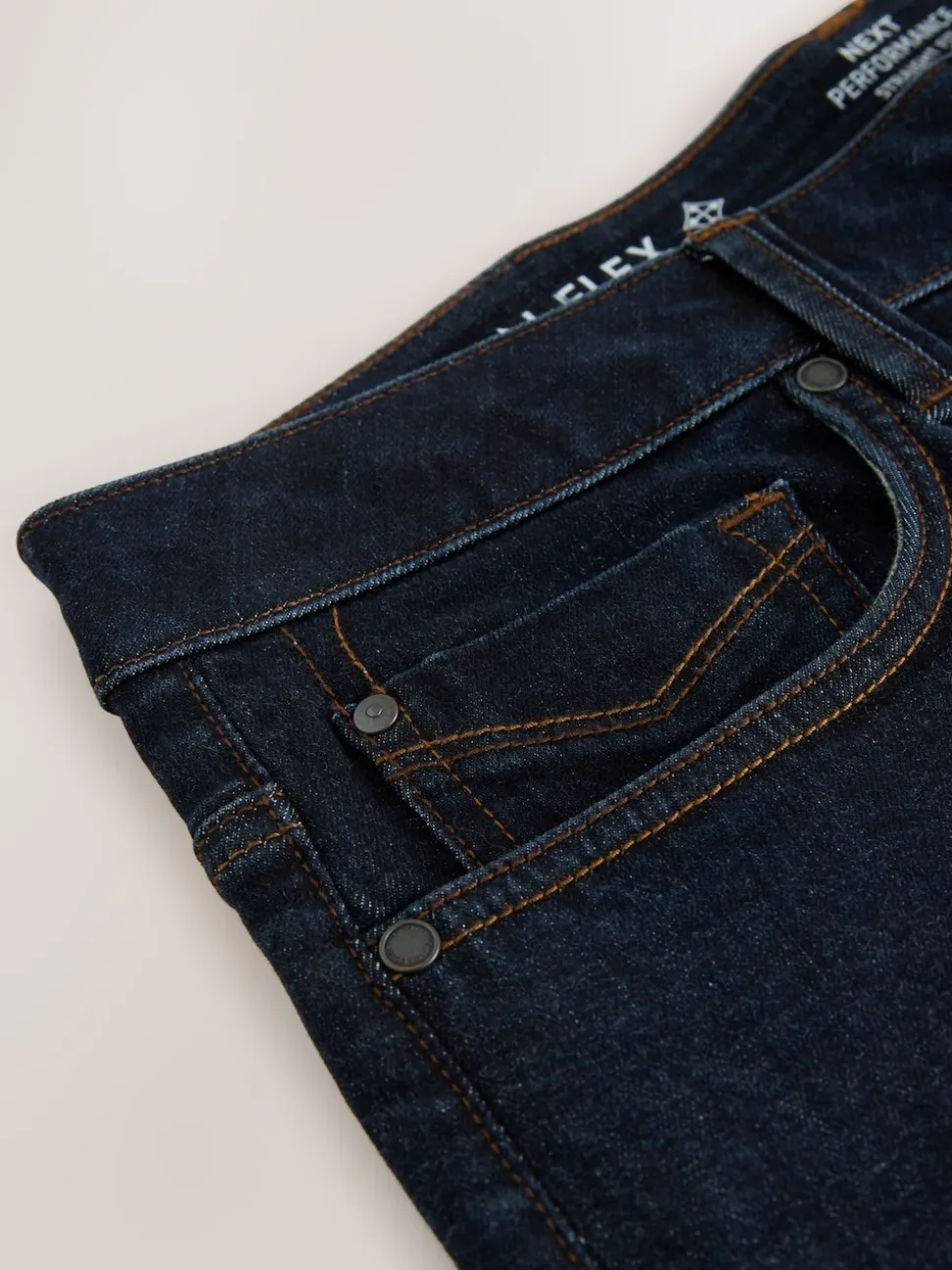 Blue Rinse Straight Fit Motionflex Jeans