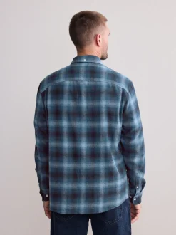 Blue Signature Long Sleeve Check Shirt