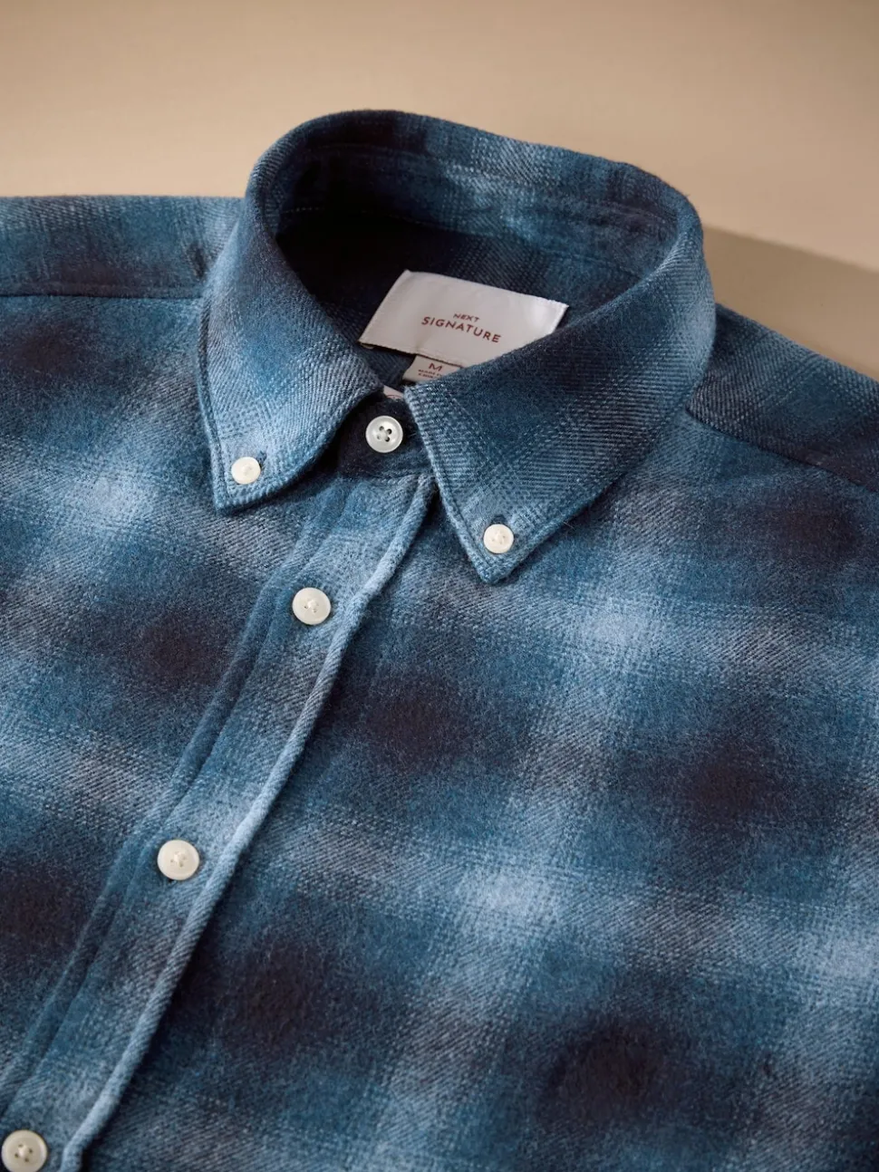 Blue Signature Long Sleeve Check Shirt