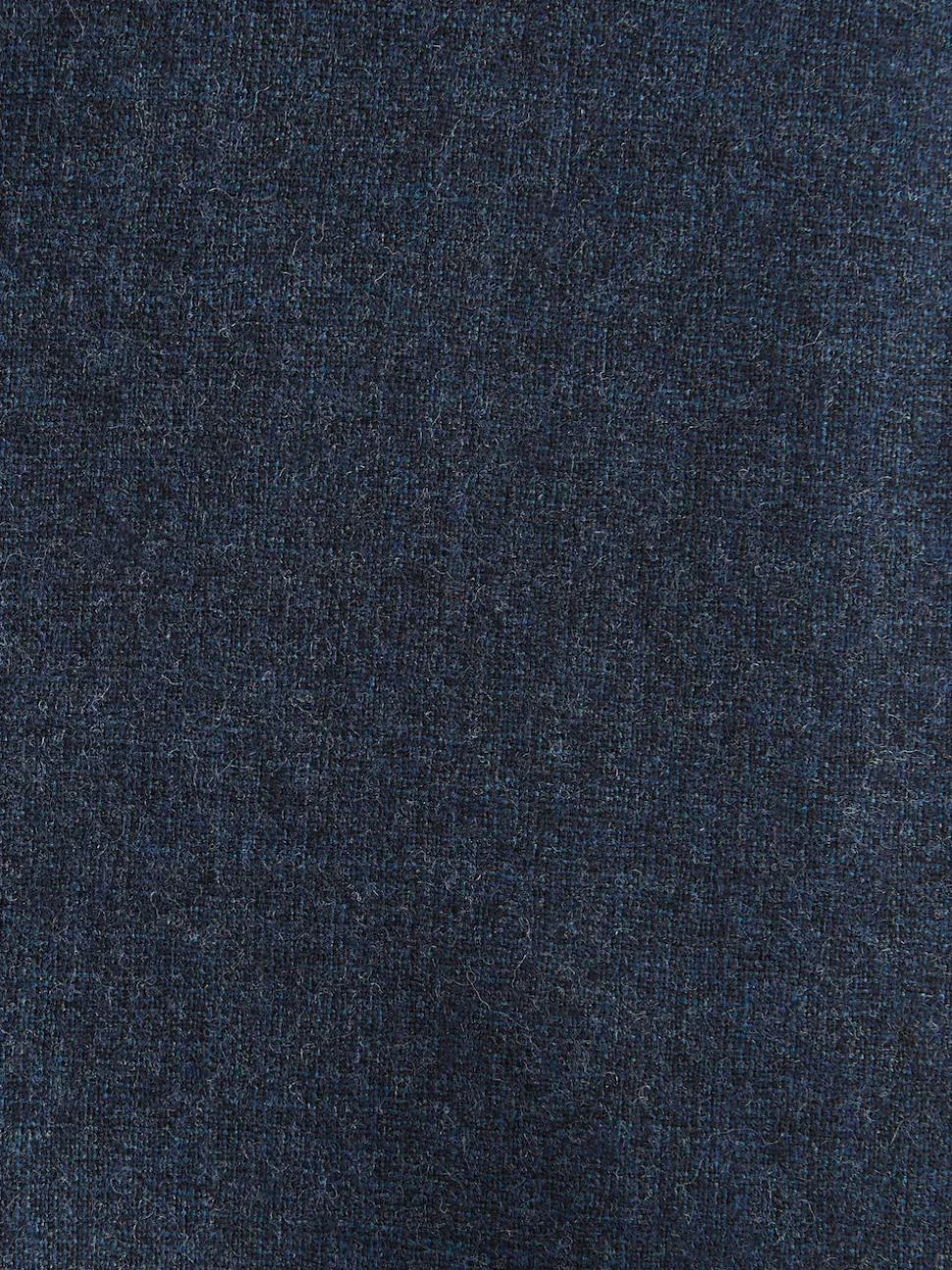 Blue Slim Fit Signature Zignone Italian Wool Cashmere Blend Flannel Suit Trousers