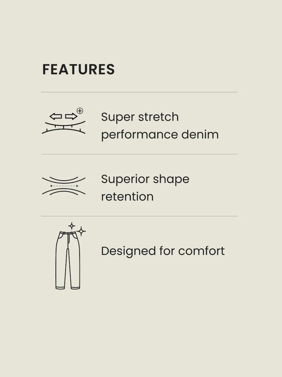 Blue Straight Fit Motionflex Jeans
