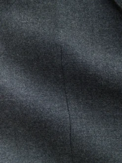 Blue Tailored Fit Merino Wool Blend Suit Jacket