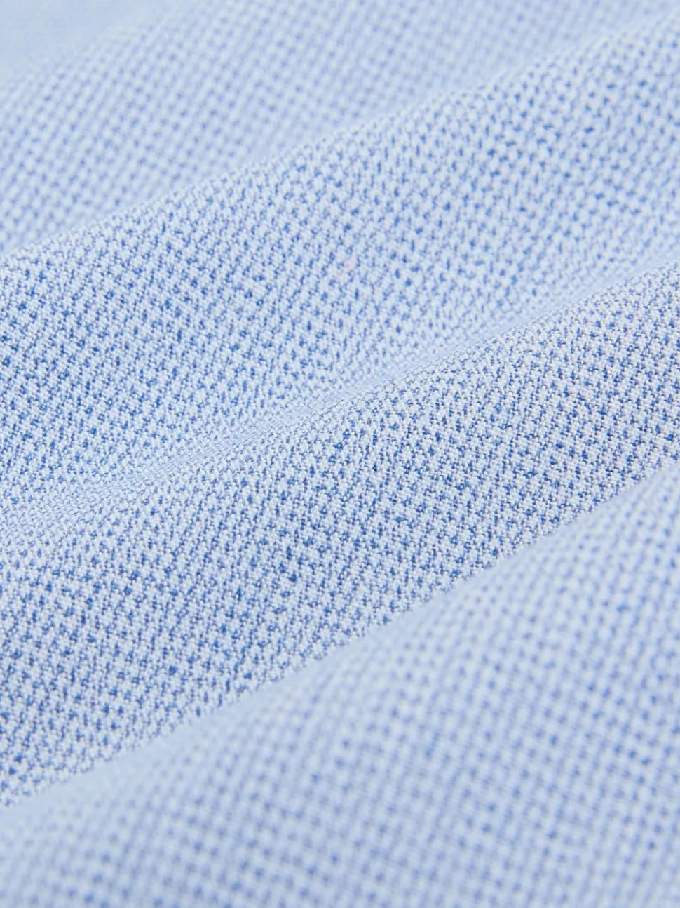 Blue Texture Regular Fit Cotton Rich Long Sleeve Formal Shirt