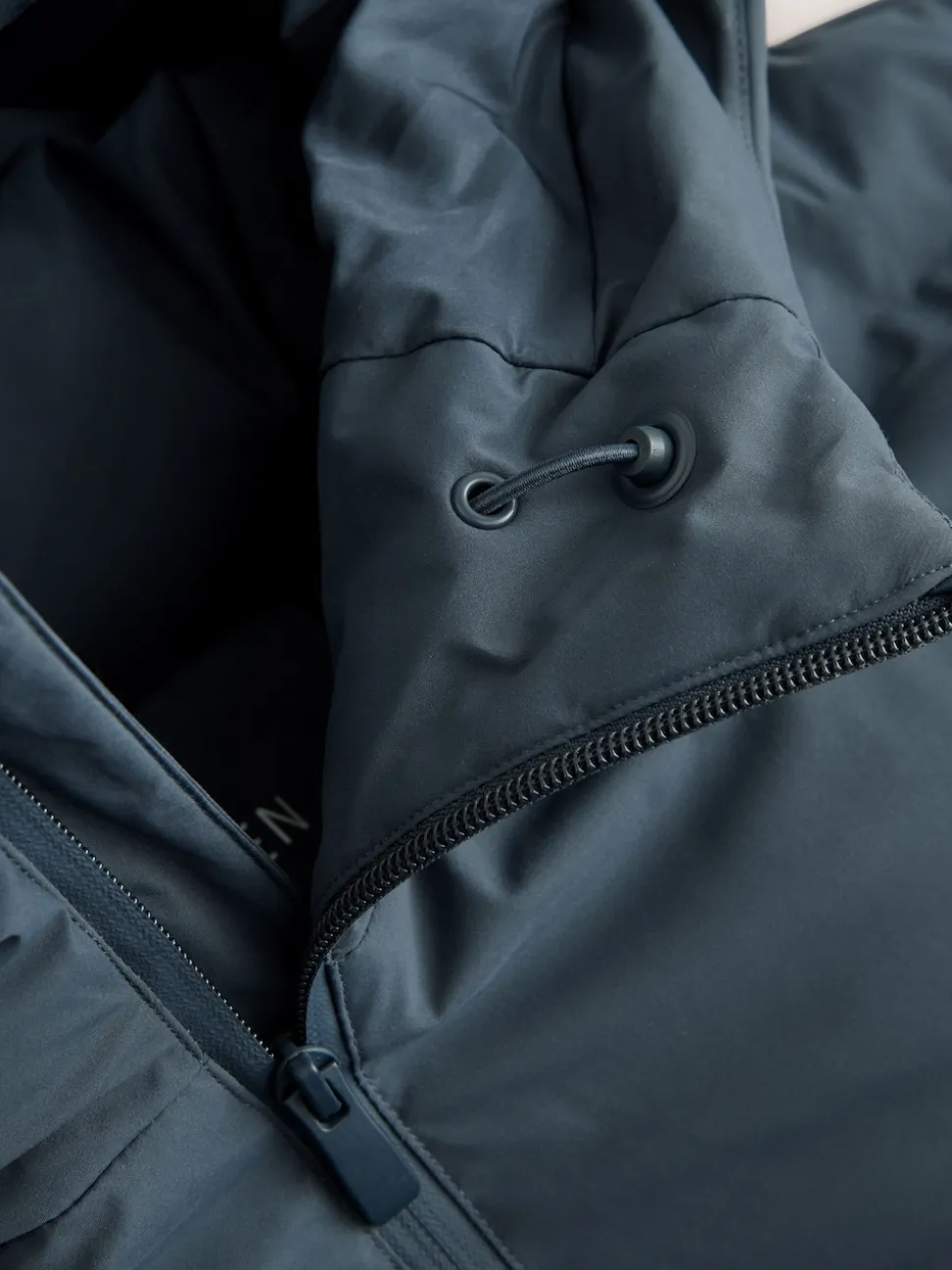 Blue ThermoGen Shower Resistant Puffer Jacket
