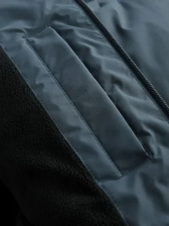 Blue ThermoGen Shower Resistant Puffer Jacket