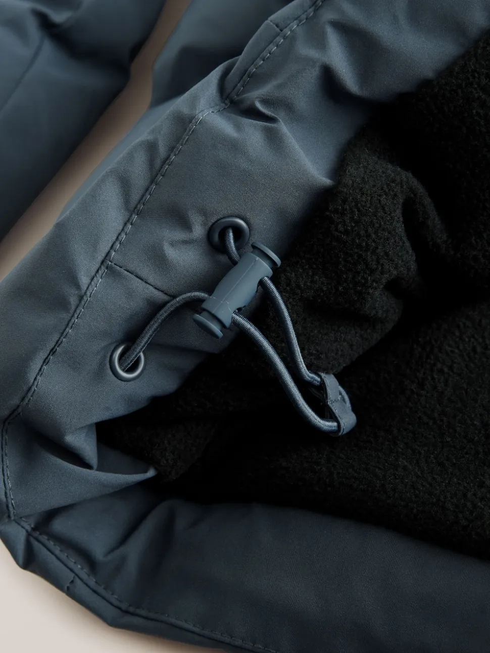 Blue ThermoGen Shower Resistant Puffer Jacket