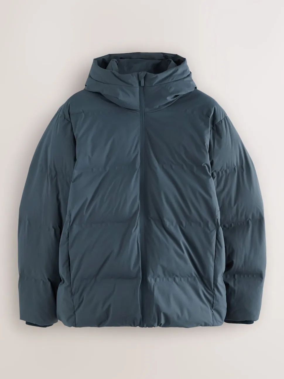 Blue ThermoGen Shower Resistant Puffer Jacket