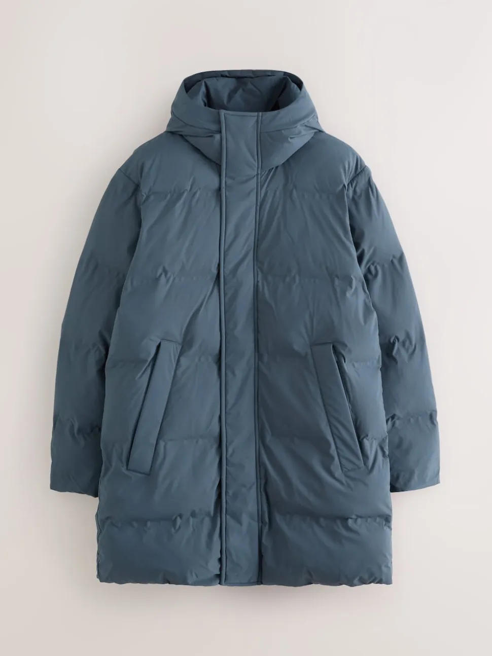 Blue ThermoGen Shower Resistant Puffer Jacket