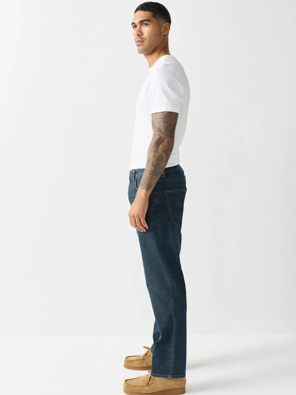 Blue Tint Straight Fit Motionflex Jeans