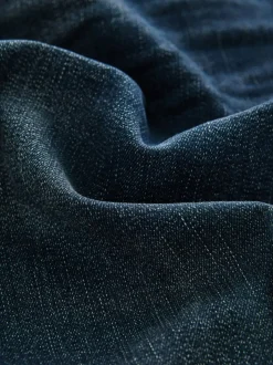 Blue Vintage Slim Fit Authentic Stretch Denim Jeans