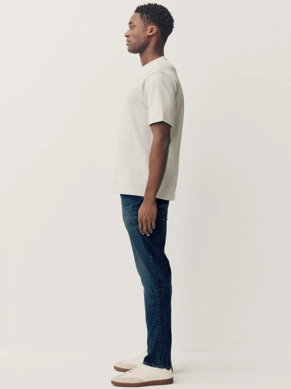 Blue Vintage Slim Fit Authentic Stretch Denim Jeans