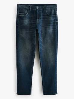 Blue Vintage Slim Fit Authentic Stretch Denim Jeans