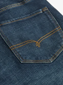 Blue Washed Bootcut Belted Authentic Jeans