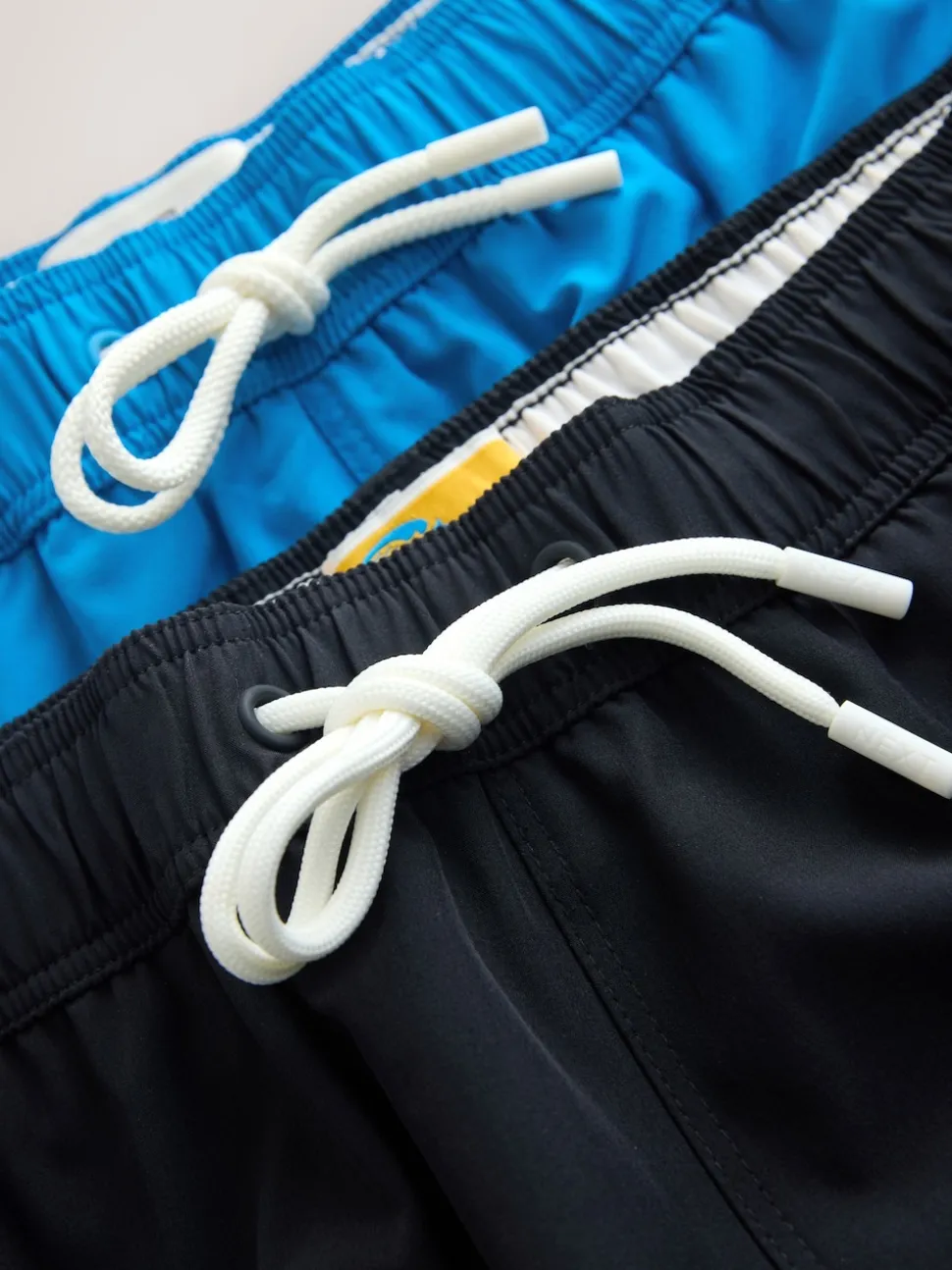 Blue/Black Motionflex 5 Inch Swim Shorts 2 Pack