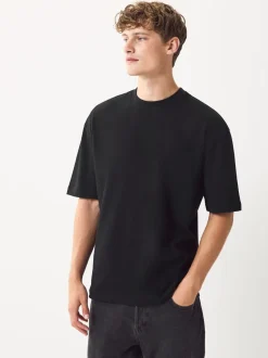 Blue/Black/Orange Relaxed Fit Heavyweight T-Shirts 3 Pack