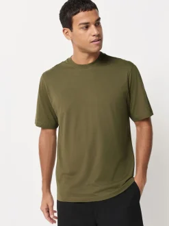 Blue/Black/Orange/Green/Grey/Ecru White Regular Fit Essential Cotton T-Shirts 6 Pack