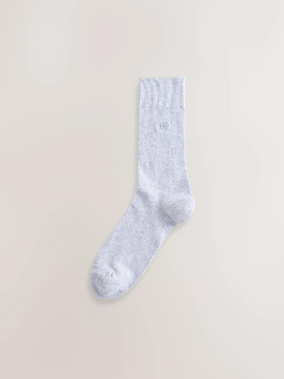 Blue/Green/Grey 5 Pack Embroidered Lasting Fresh Socks