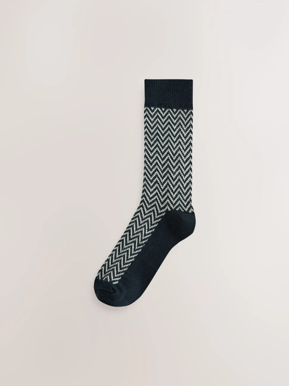 Blue/Green/Grey Herringbone Heavyweight Socks 4 Pack