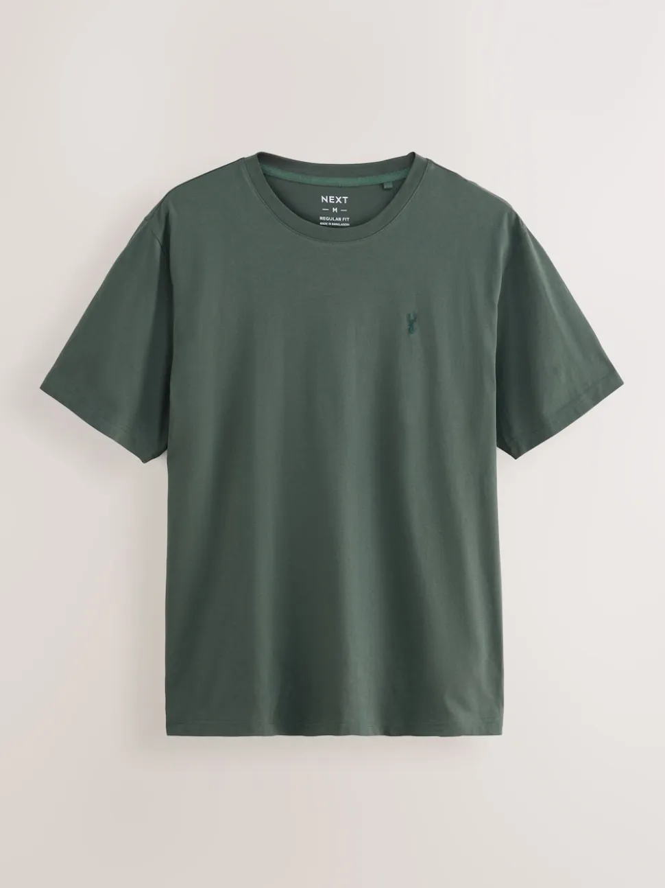 Blue/Green/Neutral/Brown Regular Fit T-Shirts 4 Pack
