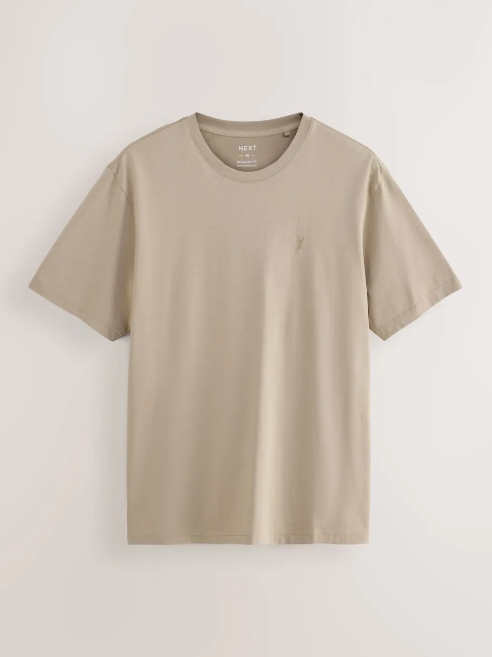 Blue/Green/Neutral/Brown Regular Fit T-Shirts 4 Pack