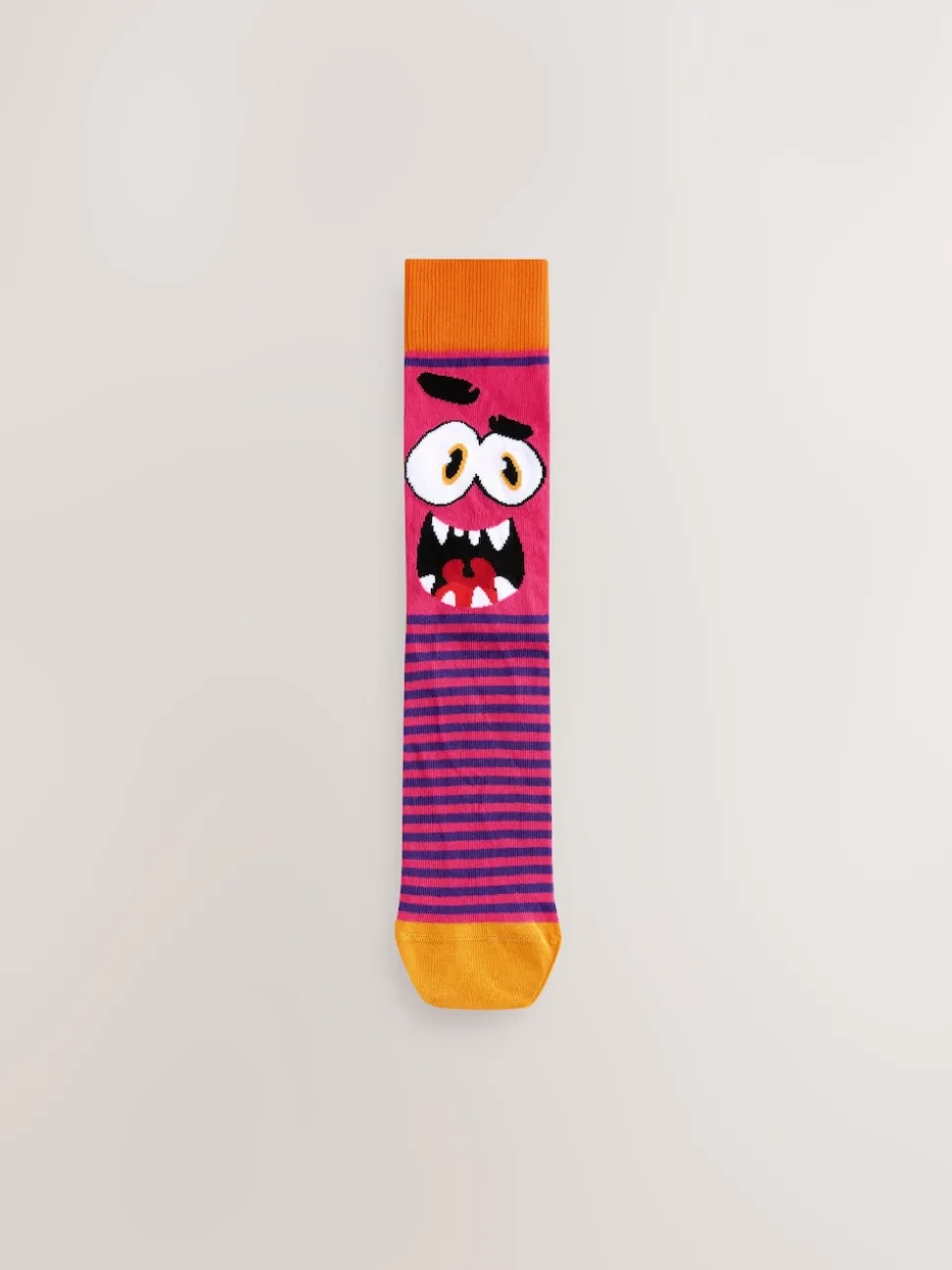 Blue/Green/Red Monster Pattern Socks 5 Pack