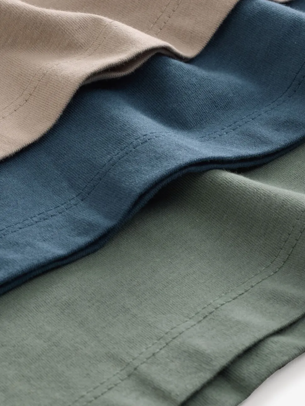 Blue/Green/Stone Jersey Pyjamas Shorts Set 3 Pack